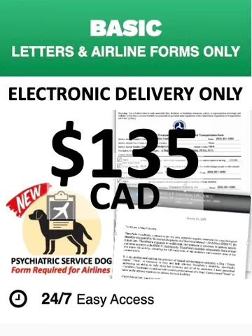 Electronic Only Letters & Airline Forms package image