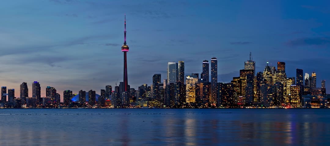 alberta support animal. CN tower during daytime