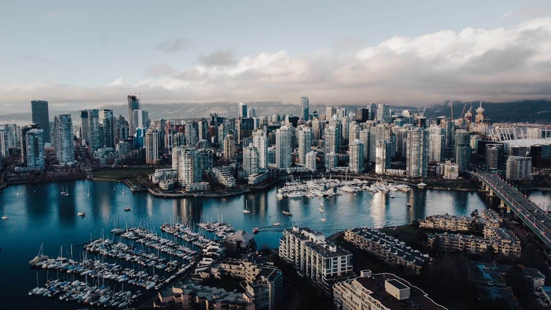 alberta support animal housing — aerial view of city buildings during daytime