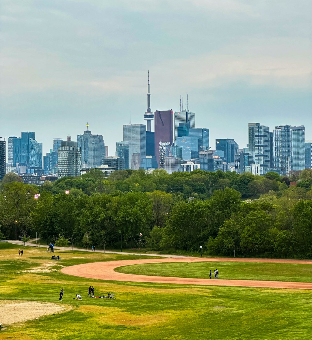 landlord documentation requests — A view of a city skyline from a park