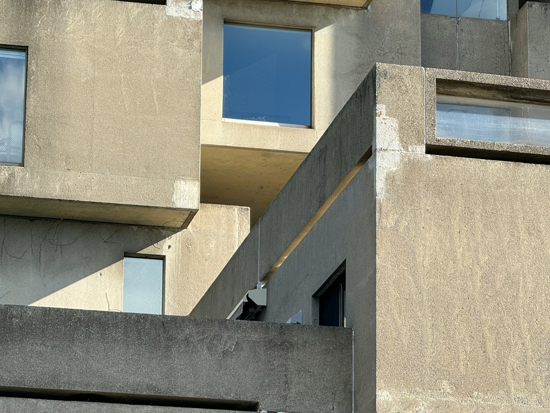 support animal housing rights — a tall building with windows and a sky in the background